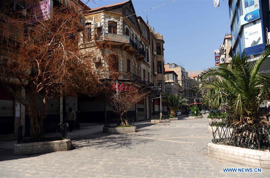 SYRIA-DAMASCUS-SHOPS-CLOSURE-COVID-19