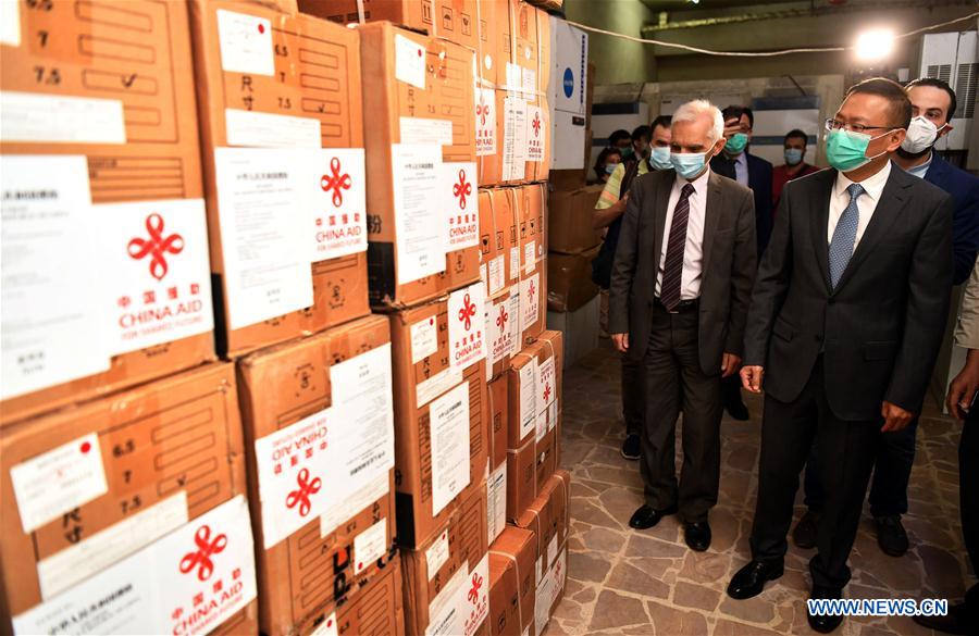 SYRIA-DAMASCUS-CHINA-MEDICAL EQUIPMENT-AID