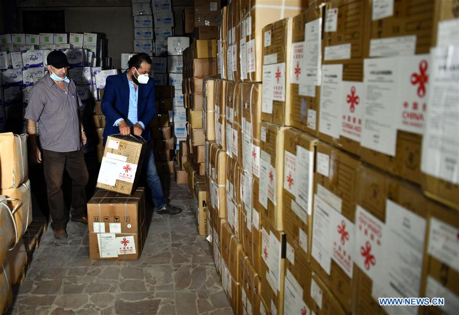 SYRIA-DAMASCUS-CHINA-MEDICAL EQUIPMENT-AID